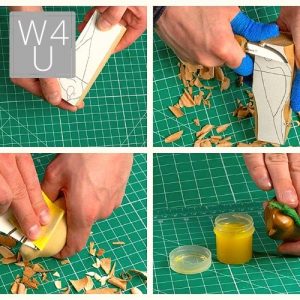 Easy whittling beeswax
