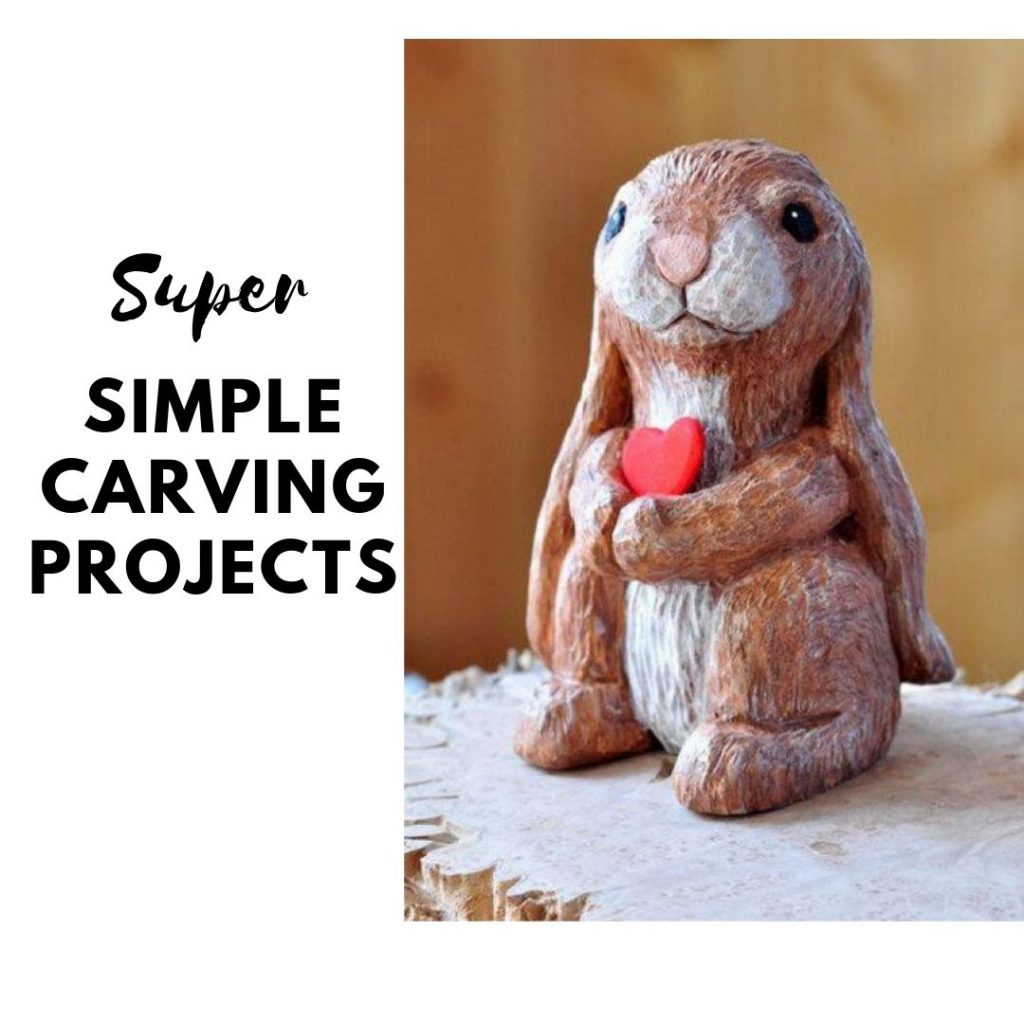 SUPER SIMPLE Wood Carving Projects for Beginners Woodcarving4u