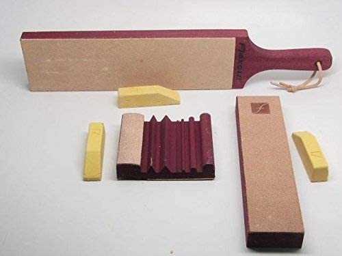 BeaverCraft Stropping Set of 3 Polishing Compound - Buffing Compound  Leather Strop Sharpening Polishing Compound P03